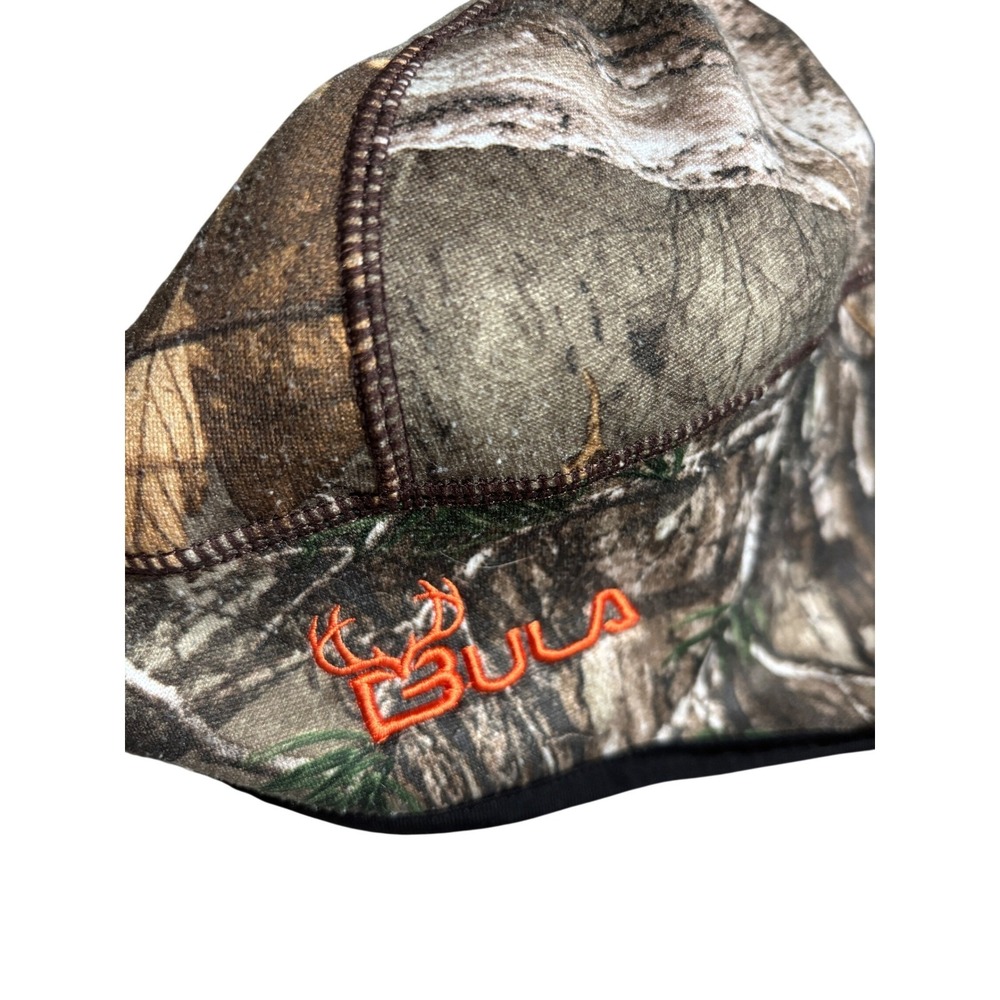 Bula Realtree Xtra Camo Fleece Lined Beanie Hat Orange Logo Mens SM Hunting Cap
